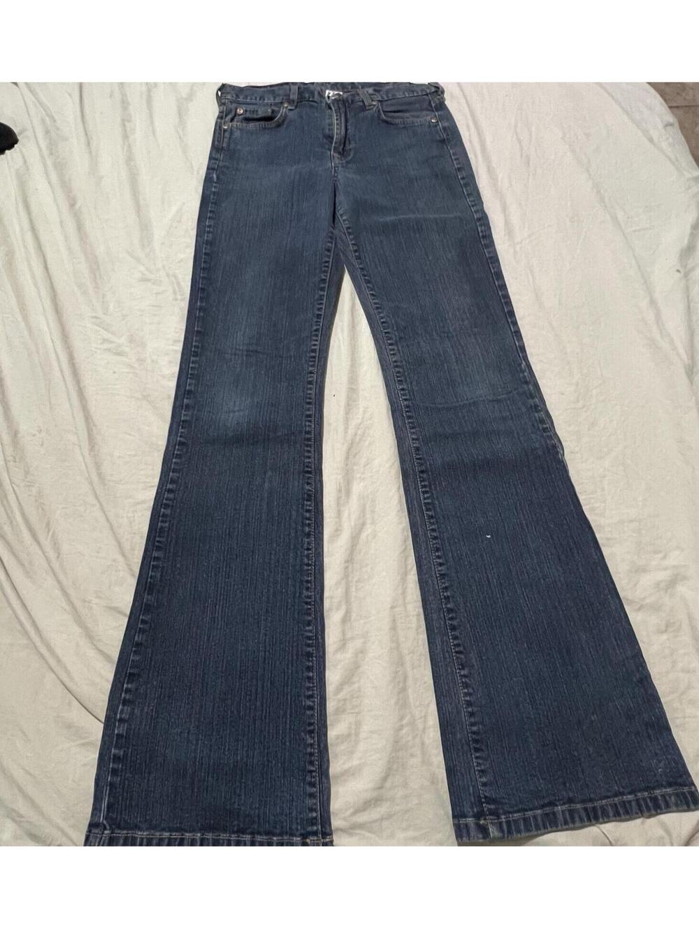 Lucky Brand Dungarees Women's Flare Mid Rise Made in USA 29x31(tag8/29)